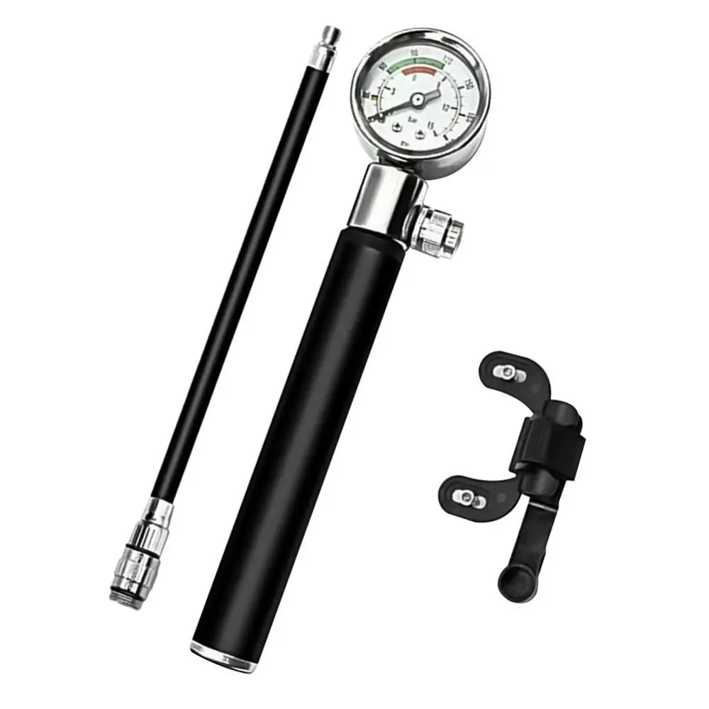 

Portable Bicycle Tire Ball Inflatable Gauge High Pressure Air Pump Inflator насос для велосипеда насос высокого давления насос