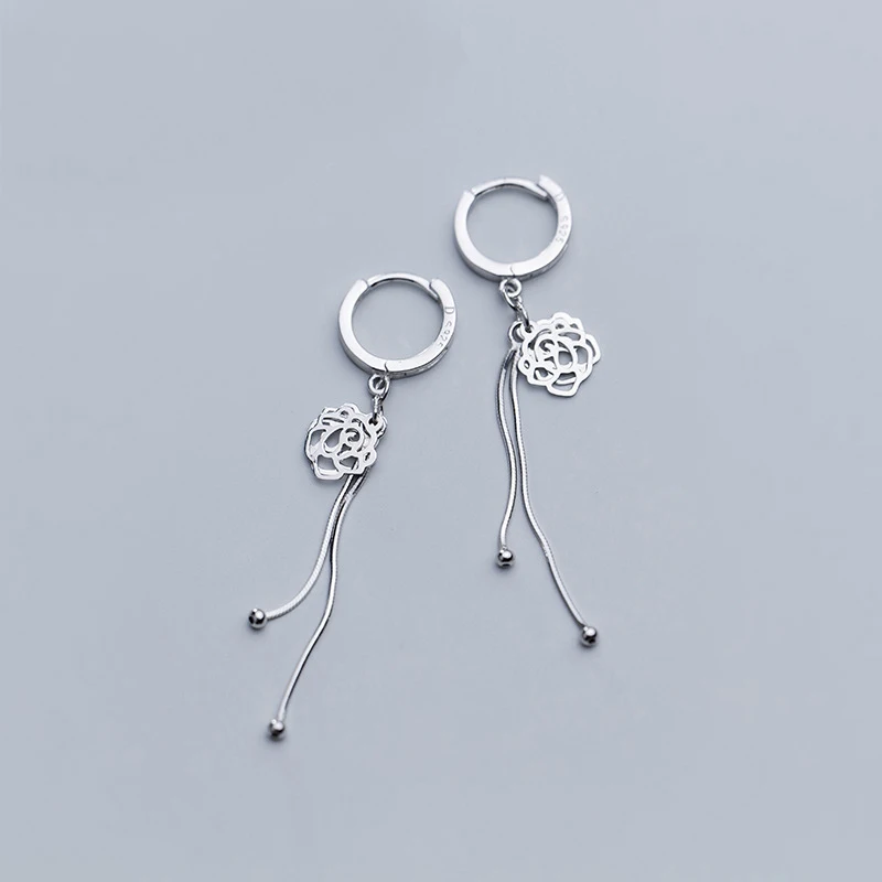 Женские дизайнерские Роскошные серьги-кольца MloveAcc из чистого серебра 925 пробы