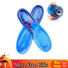 Силиконовые гелевые стельки FVYVL для мужчин и женщин, ортопедические массажные вставки для обуви, амортизирующая обувь