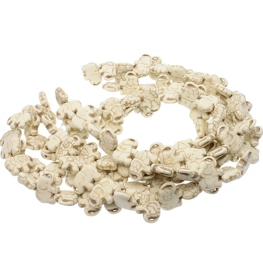 Модные бусины из натурального камня полудрагоценные камни в форме слона