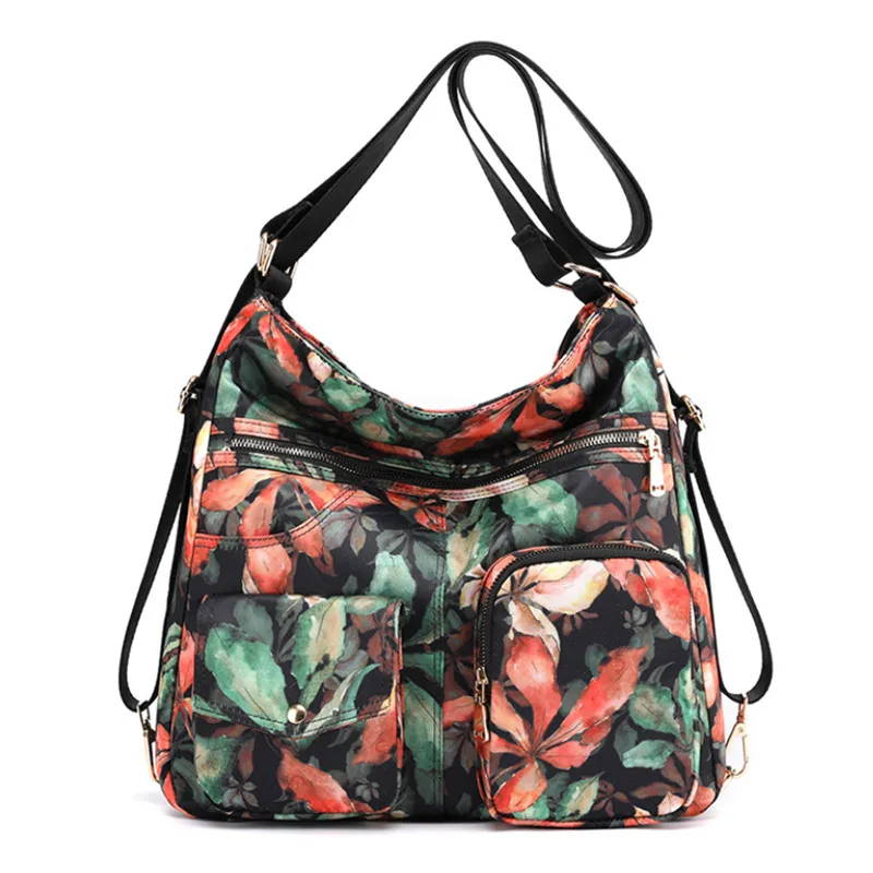 Водонепроницаемая нейлоновая сумка через плечо с принтом граффити для женщин