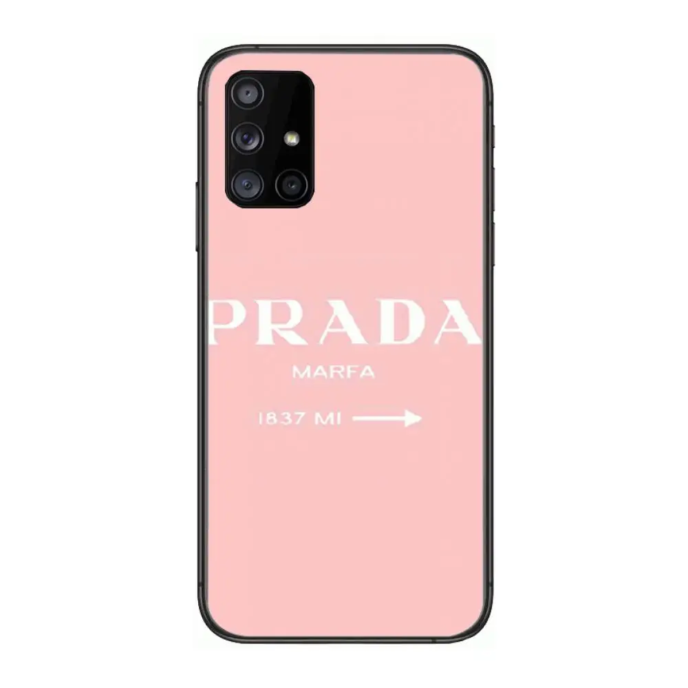 

Luxury Brand Ltalian Phone Case Hull For Samsung Galaxy A 90 50 51 20 71 70 40 30 10 80 E 5G S Black Shell Art Cell Cover