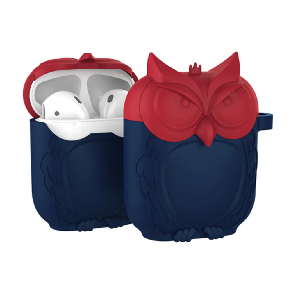 Беспроводной Легкий силиконовый портативный ударопрочный чехол в форме Совы