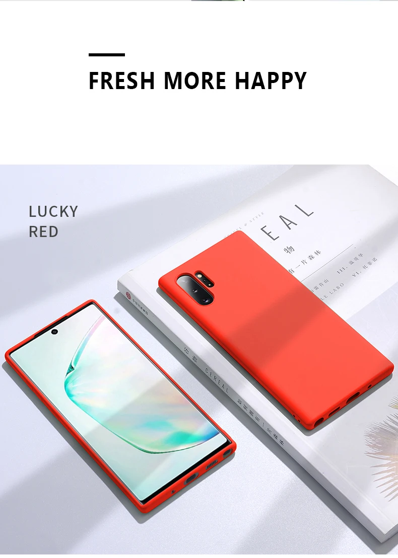 Для samsung Galaxy Note 10 чехол Note 10 Plus жидкий Силиконовый ТПУ карамельного цвета чехол для samsung Galaxy Note 9 8 10 Pro Чехол