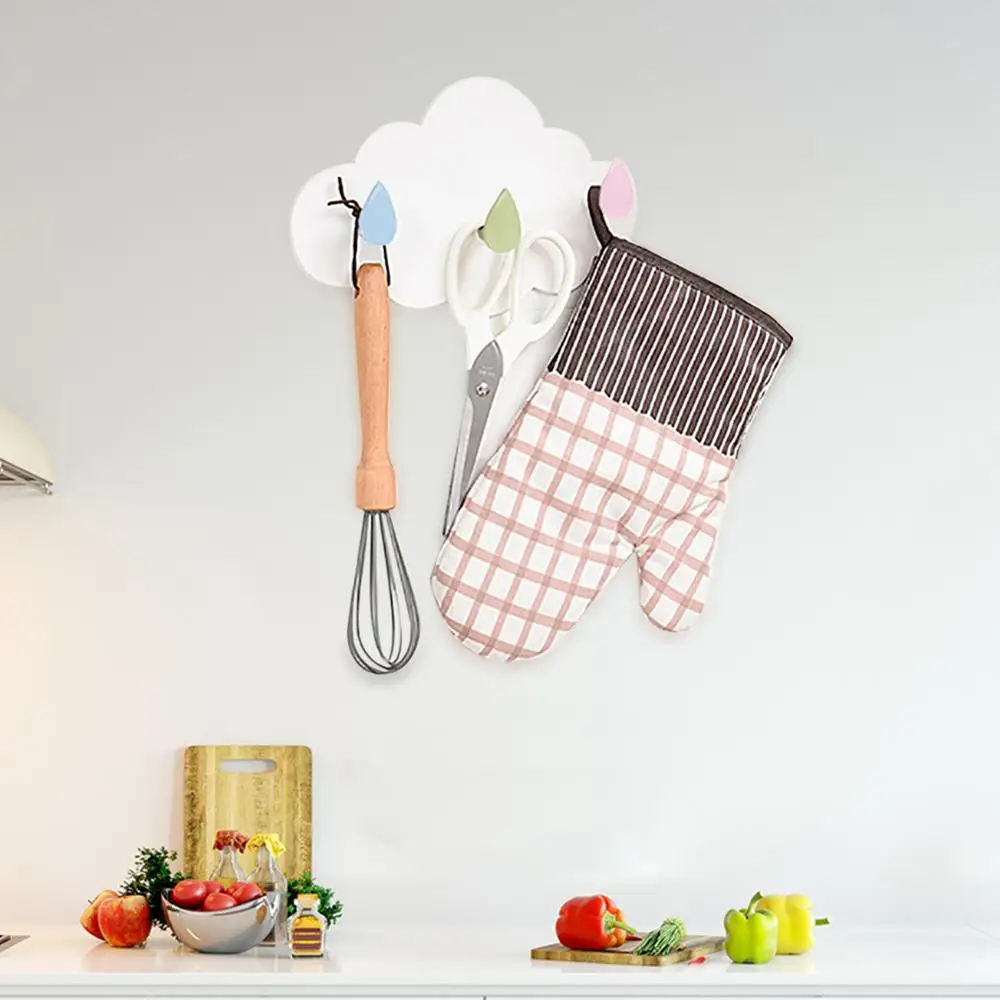 Симпатичные Облако крючок пластиковый мешок для хранения одежды Вешалка Кухня