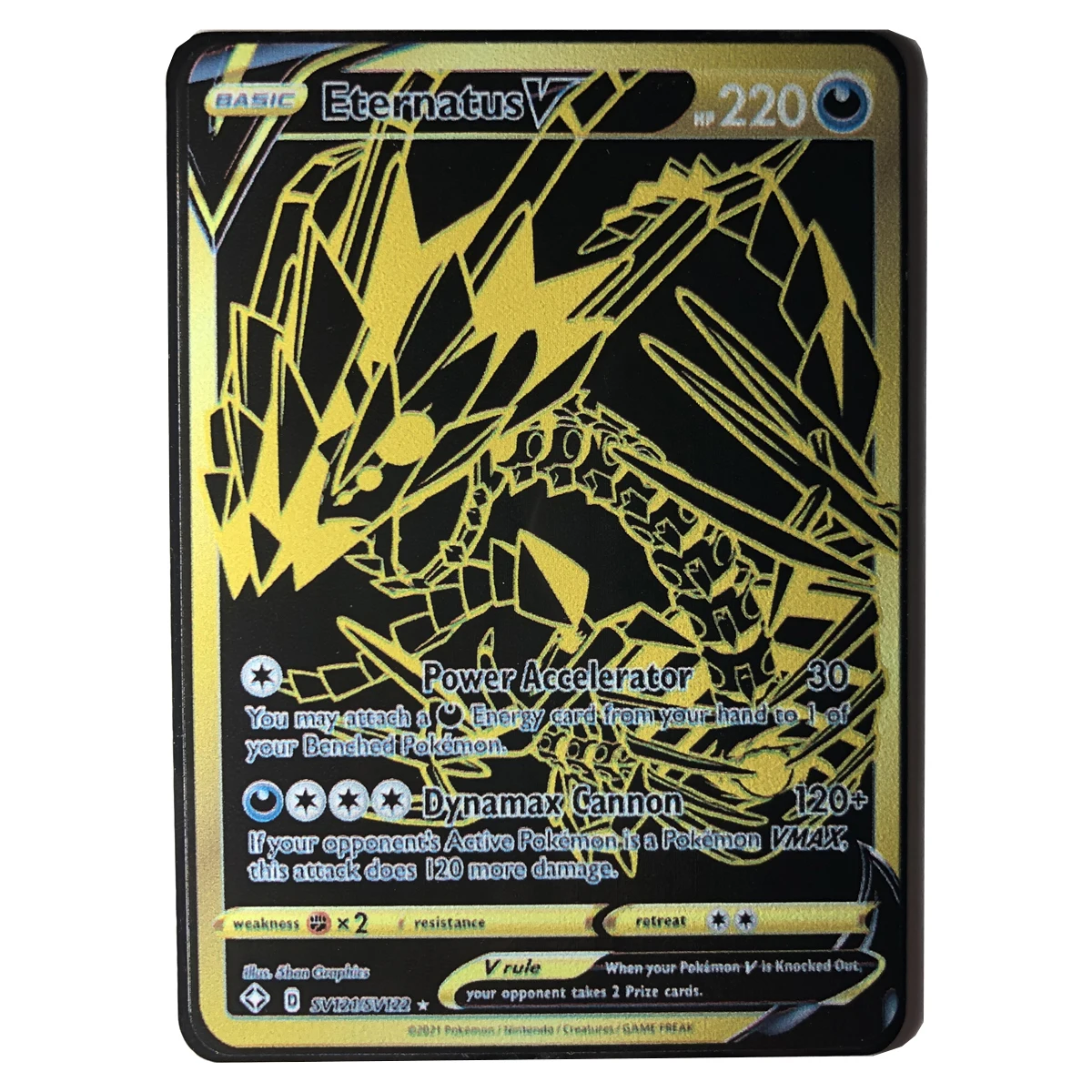 Покемон черный металлический карточка Eternatus Charizard blastoisvenusaur Vmax V GX игра битва