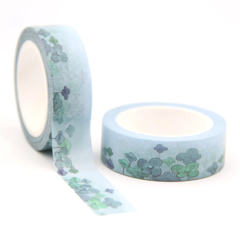 

1PC/lot 15MM*10M The FIFTEENTH Solar Term Leaves washi tape Masking Tapes Decorative Stickers DIY Stationery School Supply