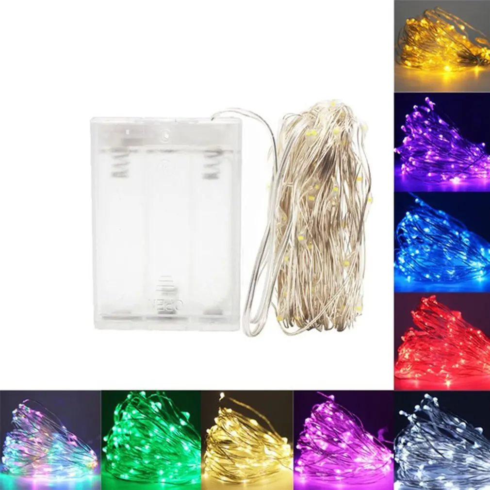 

2/3/5m LED String Lights Home Decoration Copper Wire Fairy String Lights Christmas Lights For Christmas Holiday Wedding Decor