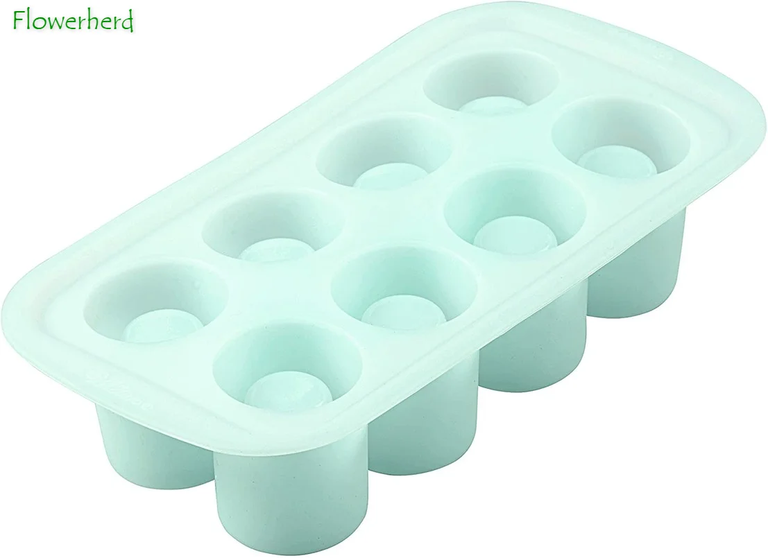 Круглая силиконовая стеклянная форма для выстрела 8 полостей мусс выпечка торта