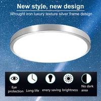 led ceiling light modern nordic round lamp aluminum home living room bedroom study surface mounted lighting fixture