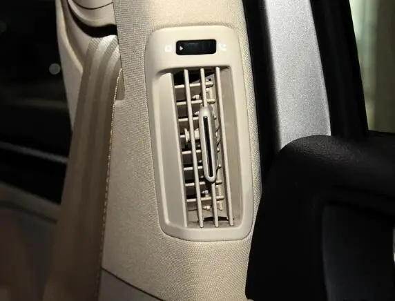 Бежевый серый для Skoda superb B-pillar A/C нагреватель воздуховод кондиционера