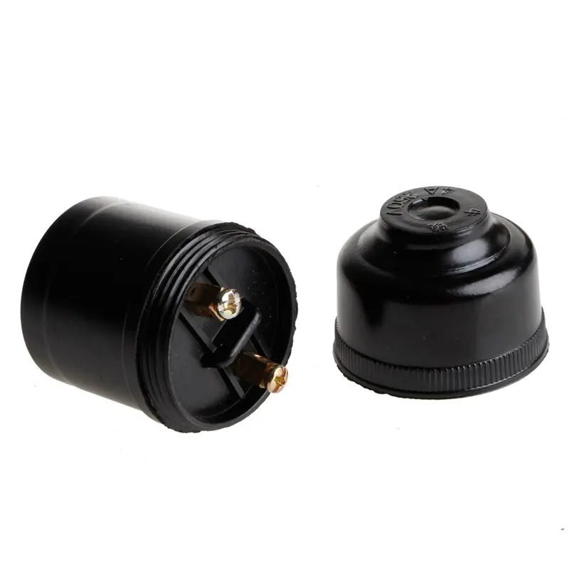 5 шт. Черный E27 держатель светильник пы цоколь подвеска винтовая крышка патрон 250 В
