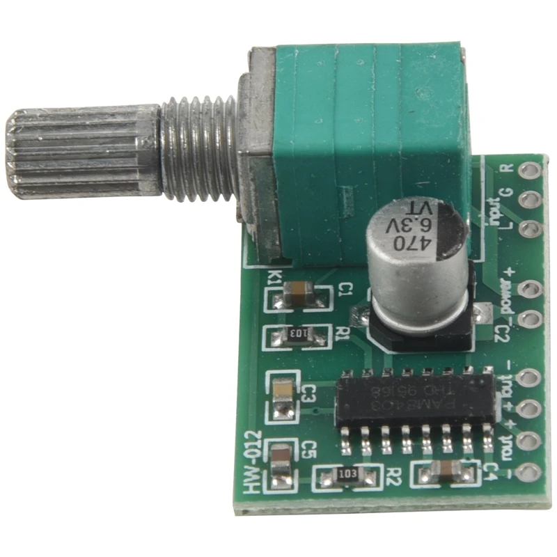 

2 Pcs PAM8403 Super Mini Digital Power Amplifier Board, Small Power Amplifier Board, Green & Red