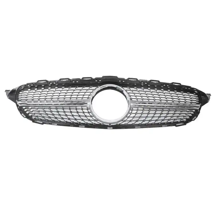 

Auto Car Front Bumper Grill Grille Accessory Fits for W205 15-18 DSO