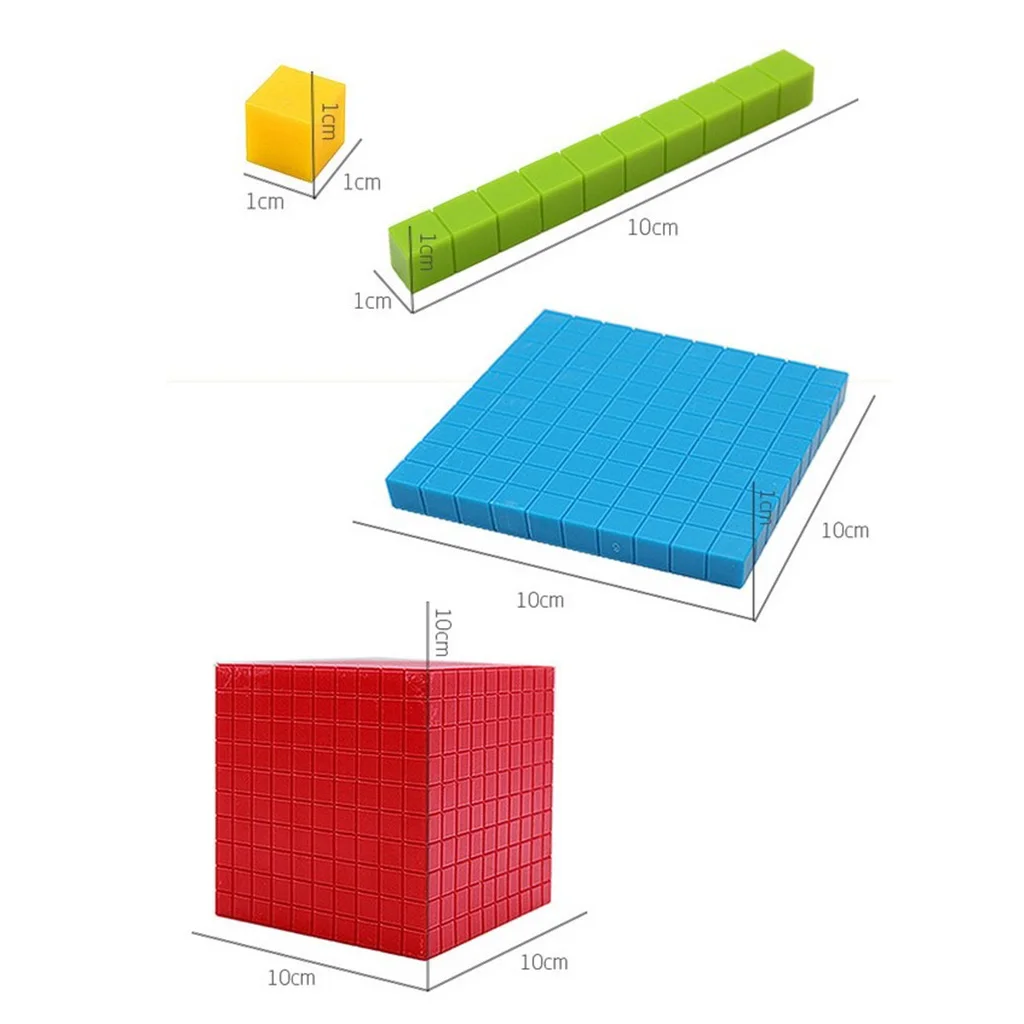 Цифровое образование 4 цвета пластиковая основа десять комплектов набор 121 шт в