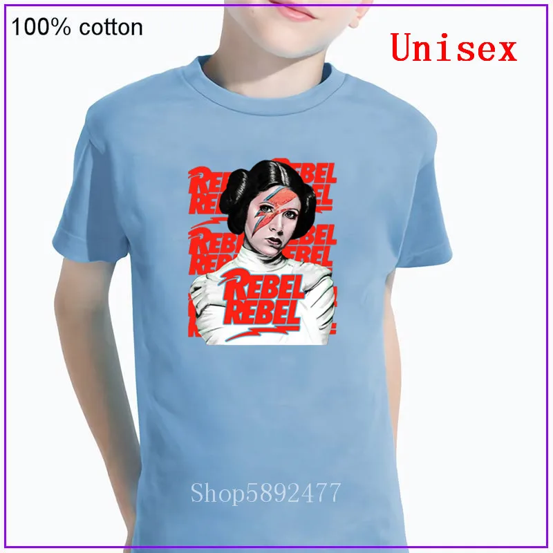 Коллекция 2020 года детская одежда футболка с принтом REBEL PRINCESS LEILA хлопковая