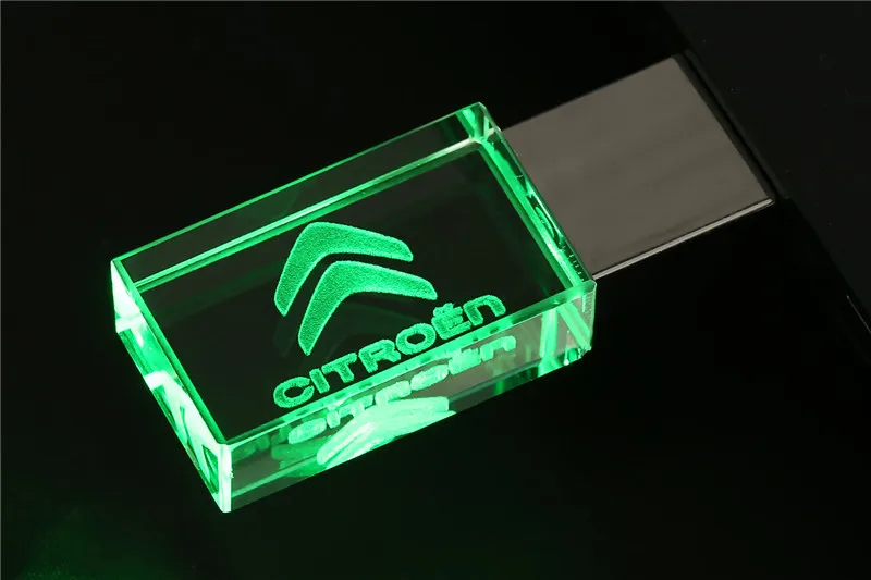JASTER citreon crystal+ metal USB flash drive pendrive 4GB 8GB 16GB 32GB 64GB 128GB External Storage memory stick u disk