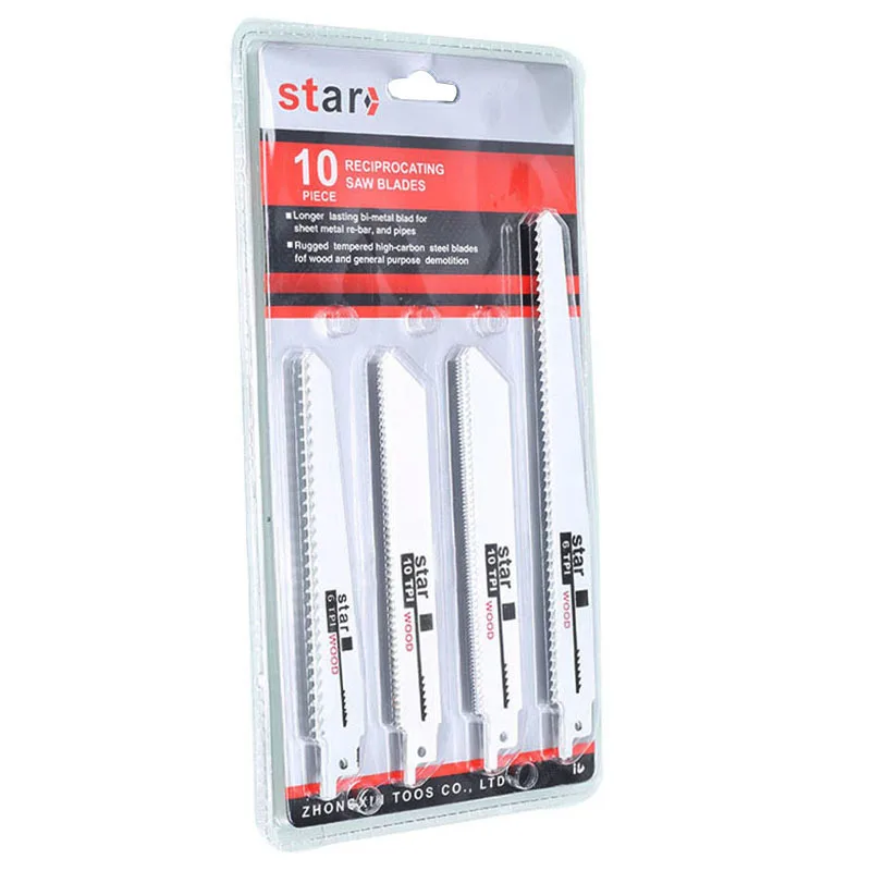 Набор лезвий для сабельной пилы 10 шт./лот ручная пила Сабельная резка лобзик