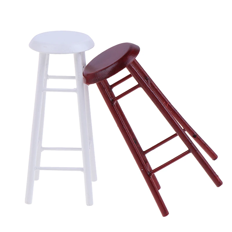 

1 шт. имитация мини стул мебель модель игрушки 1/12 кукольный домик Миниатюрные аксессуары для кукольного дома украшения