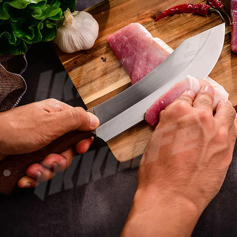 Поварской нож из нержавеющей стали 7 5 дюйма кухонный для нарезки мяса мясника