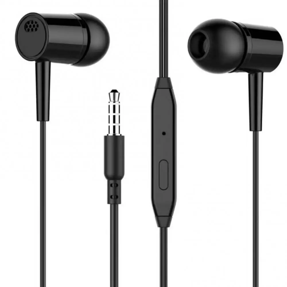 

D21 Universal Headset 3.5mm Dual Speakers Heavy Bass Dynamic In-ear Sport Wired Earphone for Samsung Huawei Xiaomi