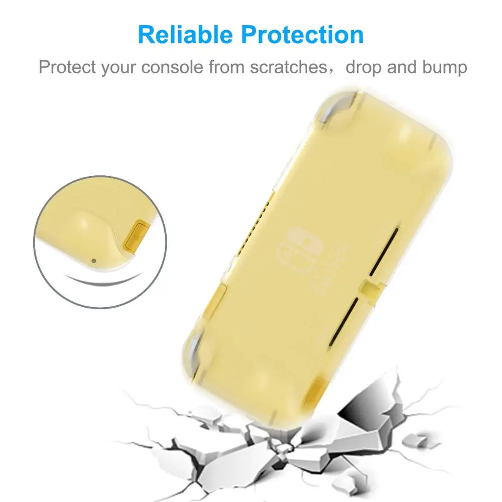 Чехол для переноски чехол из ТПУ и Защита экрана Nintendo Switch Lite комплект аксессуаров