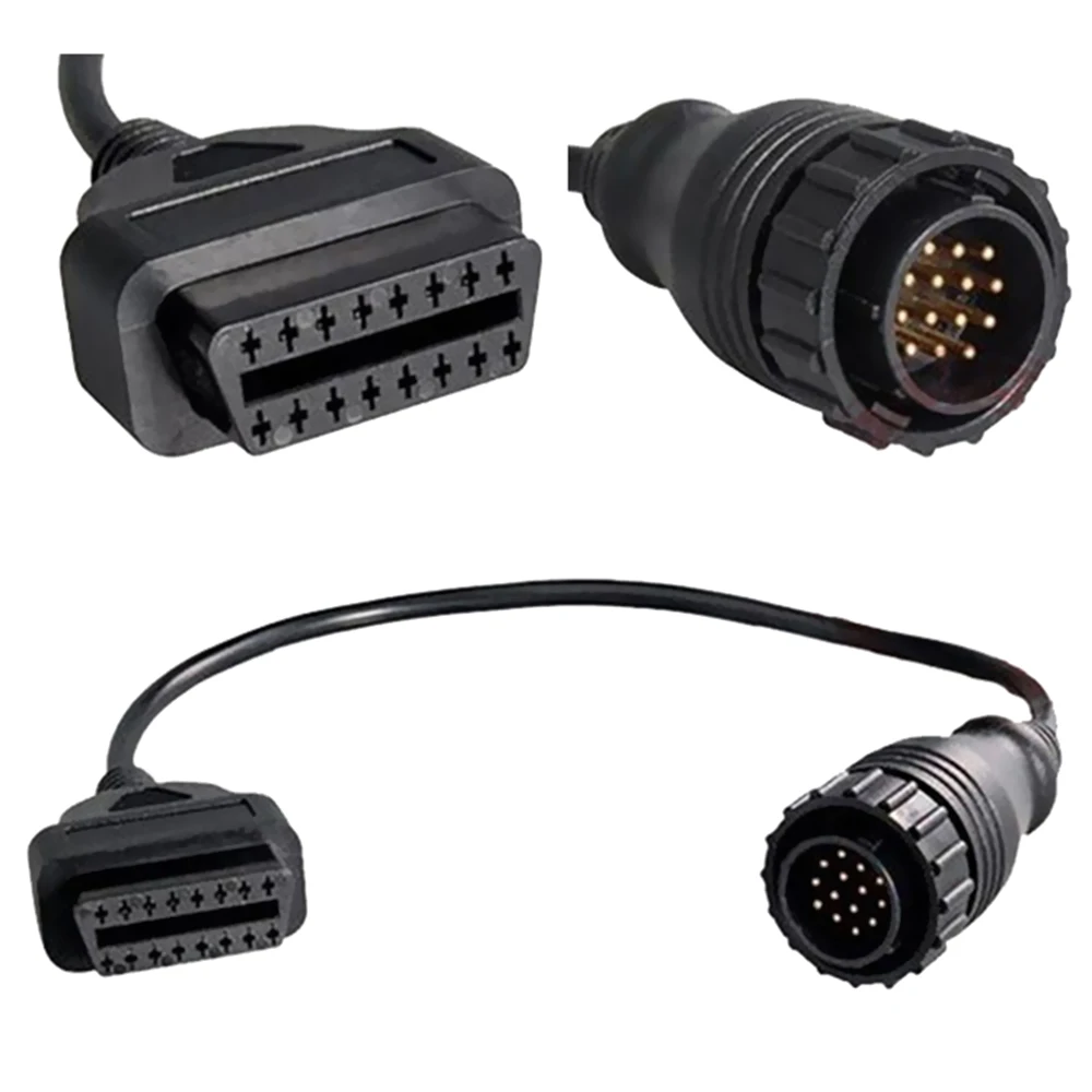 Устройство для автомобильной диагностики OBD2 шнур 14 Pin до 16 OBDII кабель адаптер