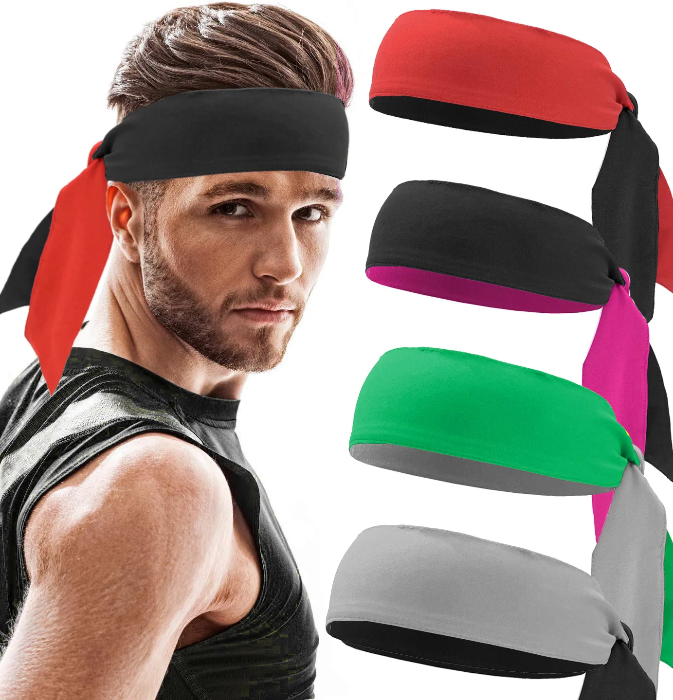 

New Headband For Men And Women Fashion Solid Hair Band Yoga Sports Elastic Headband Women Hair Accessories