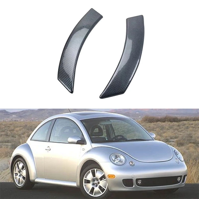 

ДЛЯ Beetle 2003-2010 углеродное волокно ABS Автомобильная дверь внутренняя ручка Защитная Крышка Чаша отделка молдинг автомобильный Стайлинг