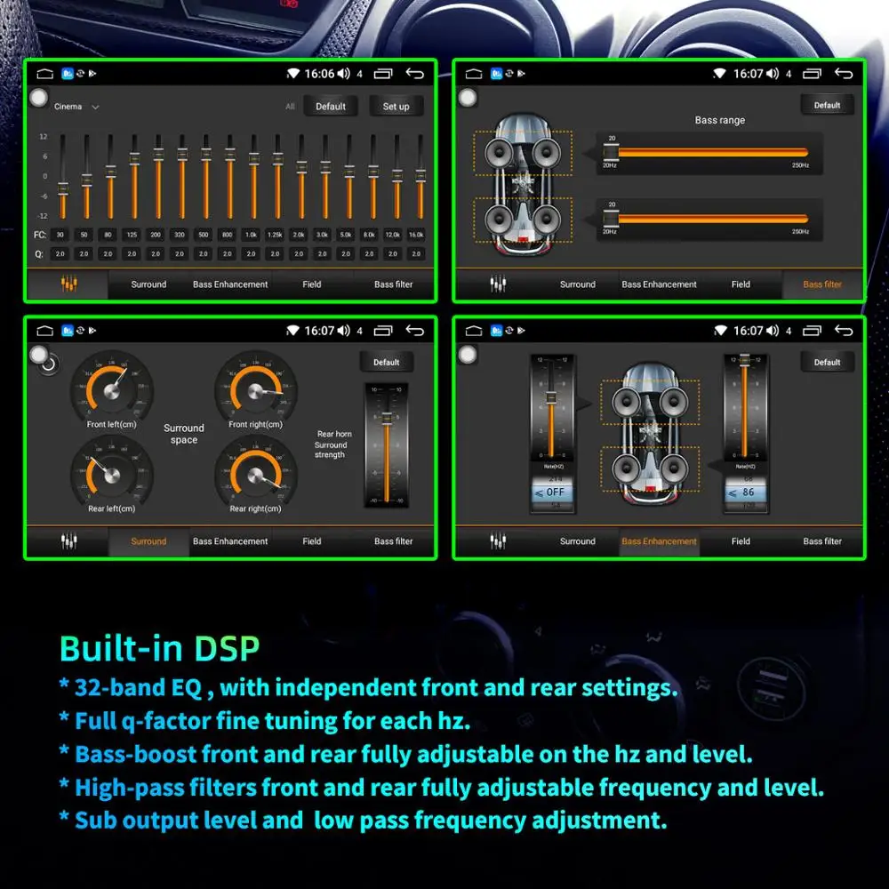 Android 8 1 2 ГБ/4 ГБ gps автомобильный стерео головное устройство с DSP/ips/SPDIF для hyundai IX45