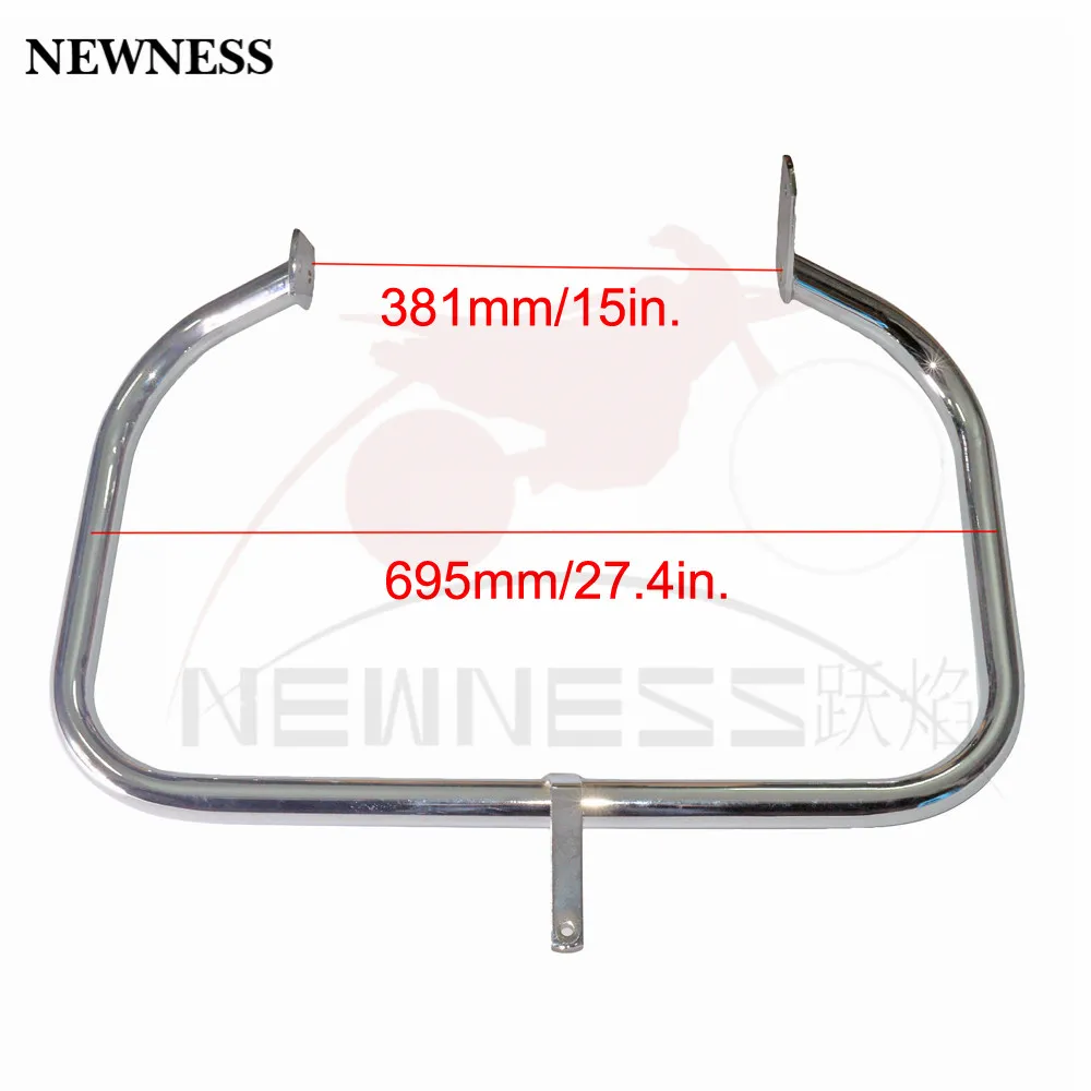 Хромированная Защитная панель двигателя для мотоцикла 1 1/4 дюйма Honda VT/VLX 600 C VT600