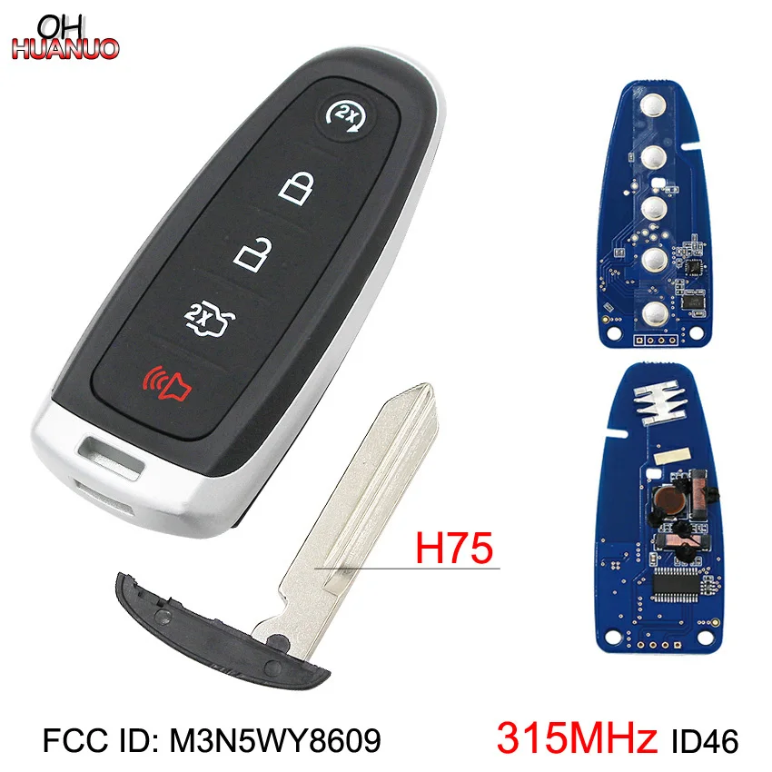 5-кнопочный смарт-пульт дистанционного запуска Smart Prox брелок передатчик для Ford