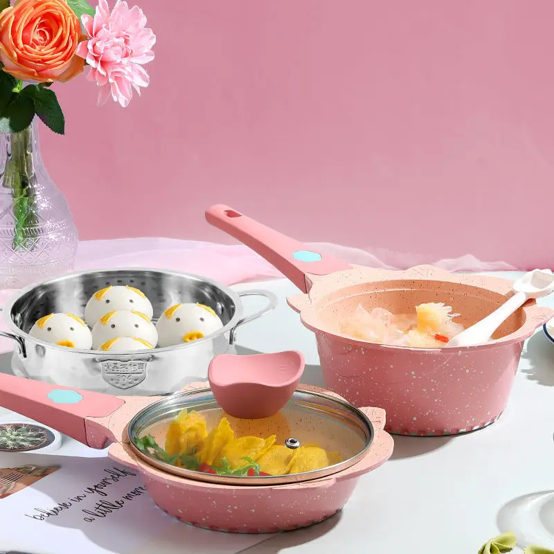Детская пищевая добавка кастрюля детская антипригарная Кастрюля для молока супа