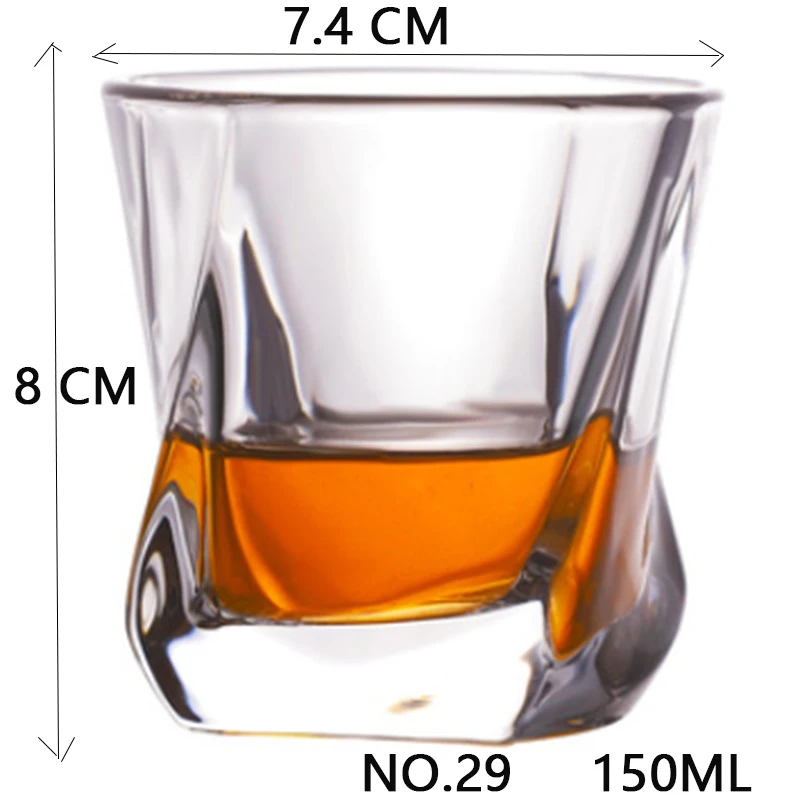 NO.29 150ML Shot Whiskey Crystal Glass Party Wedding Wine Liquor Glass Coffee Tea Cup for Beer Spirits Funny Glasses European Creative Gifts - Цвет: NO.29 150ML