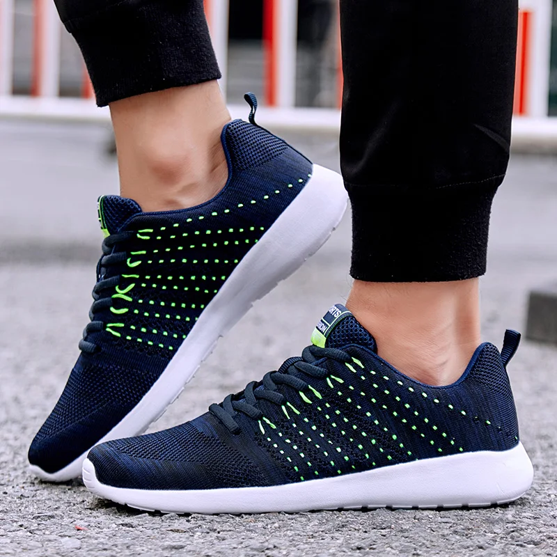 Tenis Hombre Men Tennis Shoes Sneakers New Trend Comfortable Sports Male Ultra Light Walking Jogging Trainers Black Zapatillas