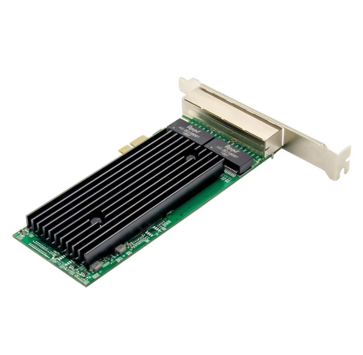Pcie x1 1000m lan 4 портовый RJ45 Gigabit Ethernet PCI Express X14 серверный адаптер Сетевая карта Intel82576 T4