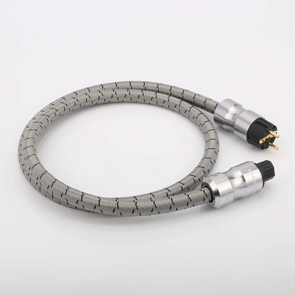 Hi Fi аудио Позолоченные вилки EU US version AC power провод шнур питания кабель питания|audio