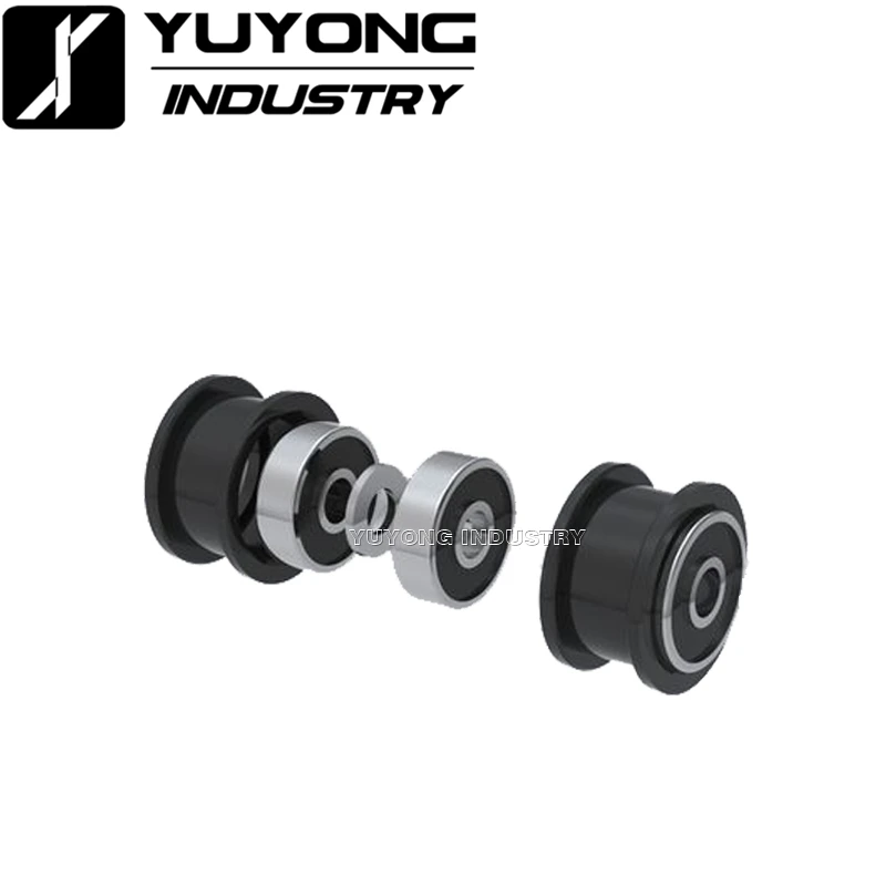 100combo/lot High precision CNC Delrin smooth Idler Pulley Wheel kits for Openbuilds v-slot rail