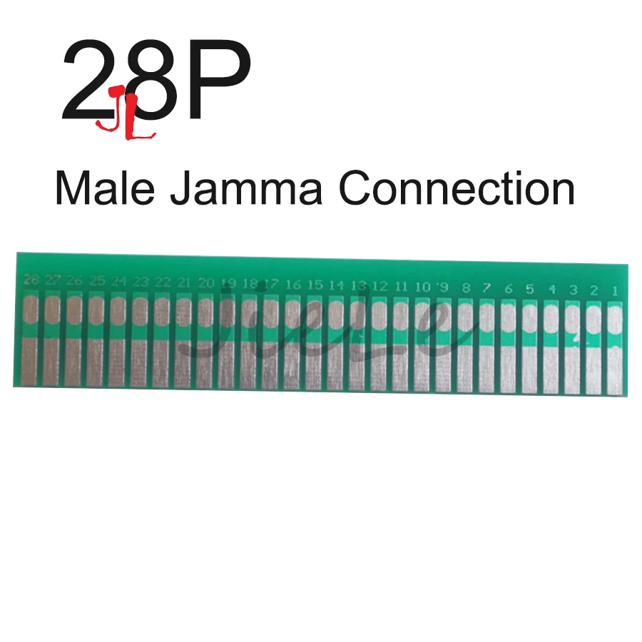 10 шт. 36 контактов соединитель Jamma 28 золотистый палец штекер для аркадных игр