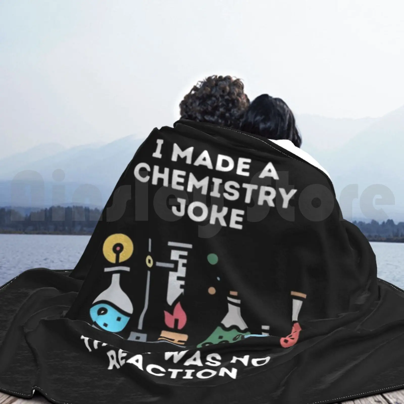 Химия шутка 2 одеяло супер мягкое теплое искусственное тонкое Alexinho2021 классная