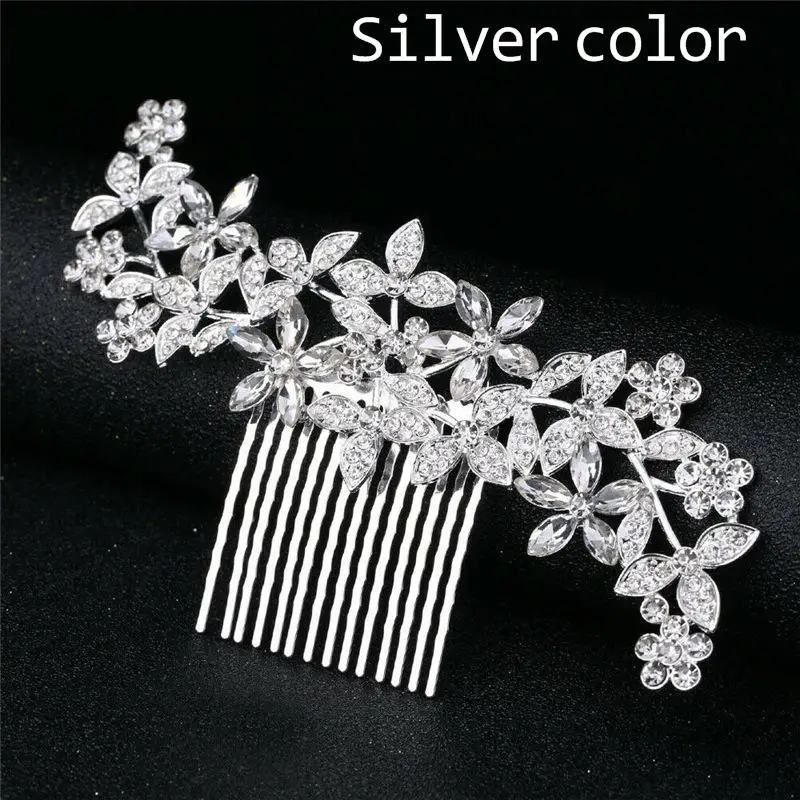 

1PC Hot Sale Elegant Bridal Pearl Handmade Flower Beautiful Crystal Hair Accessories Wedding Hair Pins Bridesmaid Bridal Decor