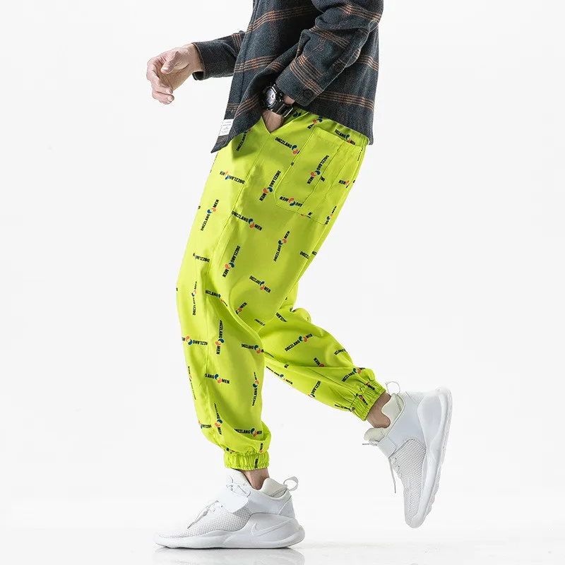 Мужские уличные спортивные штаны мужские в стиле хип хоп свободные