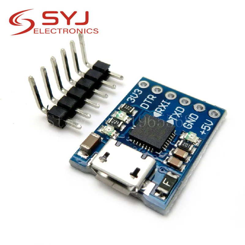 1 шт./лот 6-контактный CP2102 MICRO USB a UART TTL Модуль преобразователя серии UART STC sostituir FT232 в наличии