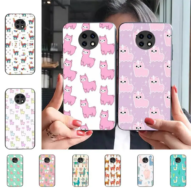 

Llama Alpaca Pattern Phone Case For Redmi 9 5 S2 K30pro Fundas for Redmi 8 7 7A note 5 5A