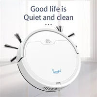 Upgrade Smart Cleaning Robot Cleaner Auto Rechargeable Floor Sweeping Robot Dry Wet Vacuum Three-in-one Cleaner Machine 1800pa