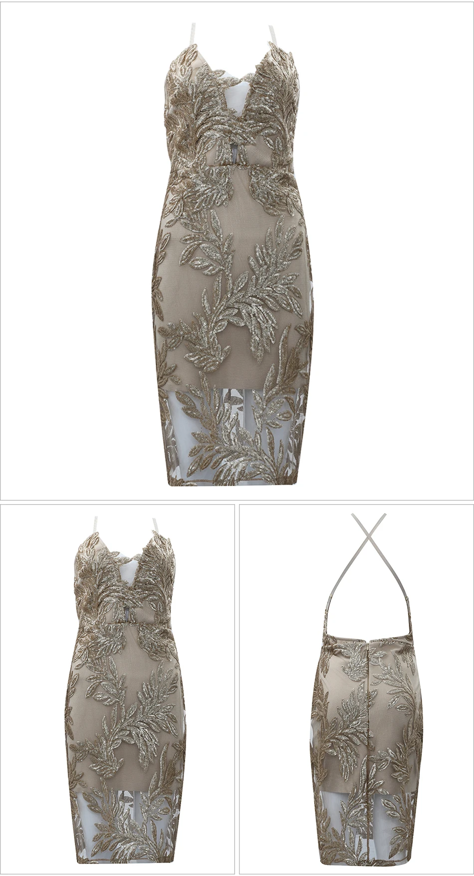 Adyce новое летнее кружевное Бандажное платье для женщин Vestidos сексуальное черное хаки v-образный вырез выдалбливают Клубное платье знаменитостей вечерние платья