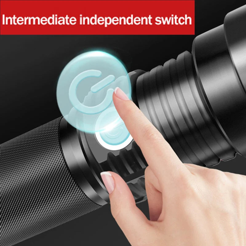 XHP70.2 Мощный светодиодный светильник масштабируемый супер фонарь перезаряжаемый