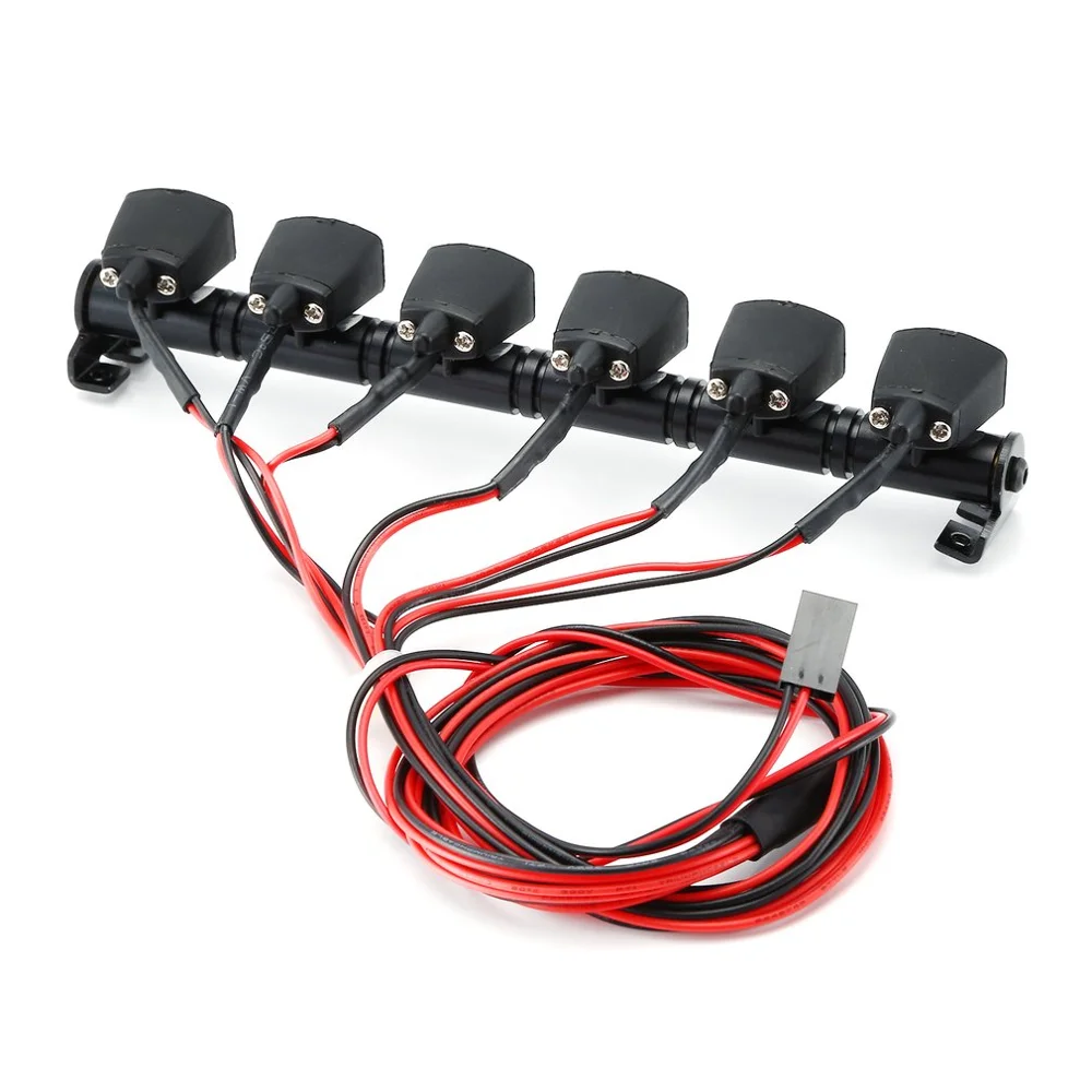 

150MM Multi-function LED Light Bar 4.8~6V RC Car LED Light For RC Crawler Traxxas TRX-4 TRX4 D90 Axial SCX10 90046