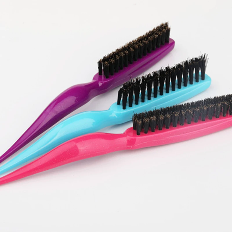 1 шт. Профессиональные щетки и гребни для волос 4 цвета щетина кабана пушистая