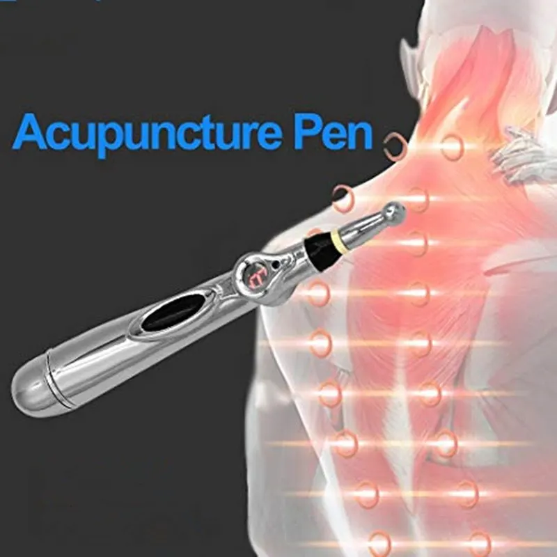 

Electric Acupuncture Point Massage Pen Pain Relief Therapy Electronic Meridian Energy Pen Massage Body Head Neck Leg